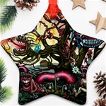 Psychedelic Funky Trippy Ornament (Star)