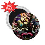Psychedelic Funky Trippy 2.25  Magnets (100 pack) 