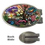 Psychedelic Funky Trippy Money Clips (Oval) 