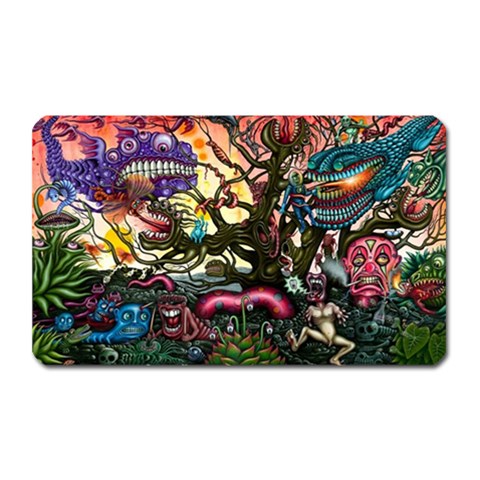 Psychedelic Funky Trippy Magnet (Rectangular) from ArtsNow.com Front