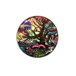 Psychedelic Funky Trippy Hat Clip Ball Marker (4 pack)