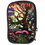 Psychedelic Funky Trippy Compact Camera Leather Case