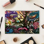 Psychedelic Funky Trippy Cosmetic Bag (Large)