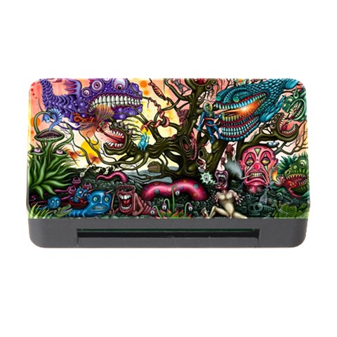Psychedelic Funky Trippy Memory Card Reader with CF from ArtsNow.com Front