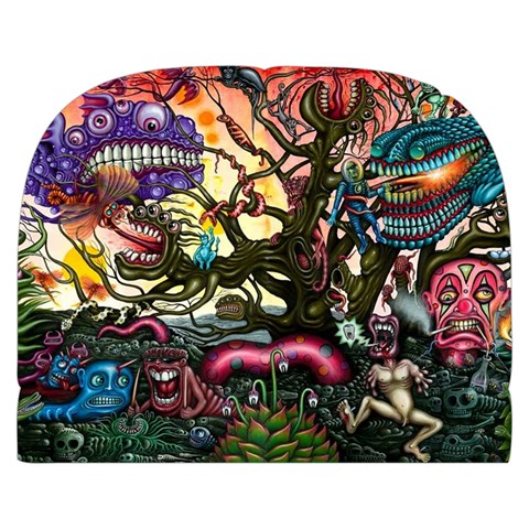 Psychedelic Funky Trippy Make Up Case (Small) from ArtsNow.com Front