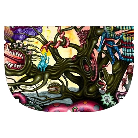 Psychedelic Funky Trippy Make Up Case (Small) from ArtsNow.com Side Right