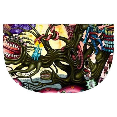 Psychedelic Funky Trippy Make Up Case (Medium) from ArtsNow.com Side Right