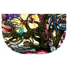Psychedelic Funky Trippy Make Up Case (Medium) from ArtsNow.com Side Right