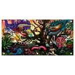 Psychedelic Funky Trippy Banner and Sign 4  x 2 