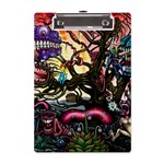 Psychedelic Funky Trippy A5 Acrylic Clipboard