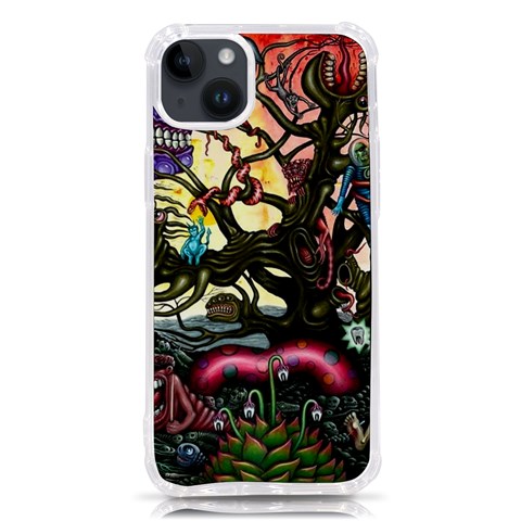 Psychedelic Funky Trippy iPhone 14 Plus TPU UV Print Case from ArtsNow.com Front