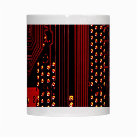 Technology Computer Circuit White Mug from ArtsNow.com Center