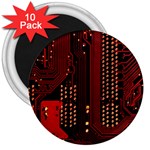 Technology Computer Circuit 3  Magnets (10 pack) 