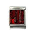 Technology Computer Circuit Italian Charm (13mm)