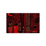 Technology Computer Circuit Sticker (Rectangular)