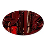 Technology Computer Circuit Oval Magnet