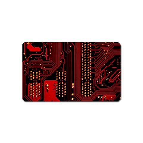 Technology Computer Circuit Magnet (Name Card) from ArtsNow.com Front
