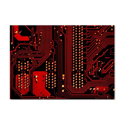 Technology Computer Circuit Sticker A4 (10 pack) from ArtsNow.com Front