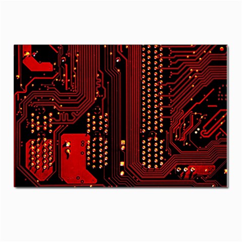Technology Computer Circuit Postcard 4 x 6  (Pkg of 10) from ArtsNow.com Front