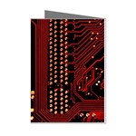 Technology Computer Circuit Mini Greeting Cards (Pkg of 8)