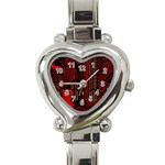 Technology Computer Circuit Heart Italian Charm Watch