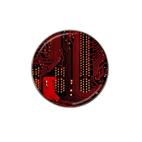 Technology Computer Circuit Hat Clip Ball Marker (10 pack) from ArtsNow.com Front