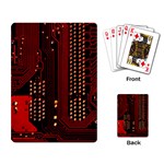 Technology Computer Circuit Playing Cards Single Design (Rectangle)