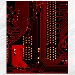 Technology Computer Circuit Canvas 8  x 10 