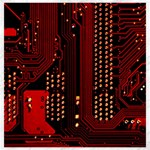 Technology Computer Circuit Canvas 20  x 20 