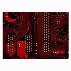 Technology Computer Circuit Large Glasses Cloth (2 Sides) from ArtsNow.com Back