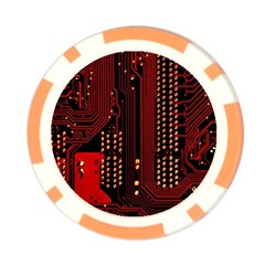 Technology Computer Circuit Poker Chip Card Guard from ArtsNow.com Back
