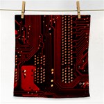 Technology Computer Circuit Face Towel