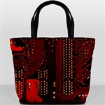 Technology Computer Circuit Bucket Bag