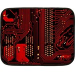 Technology Computer Circuit Fleece Blanket (Mini)