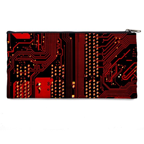 Technology Computer Circuit Pencil Case from ArtsNow.com Back
