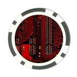 Technology Computer Circuit Poker Chip Card Guard (10 pack)