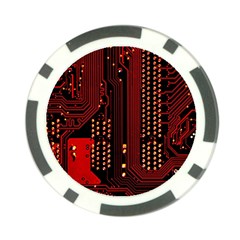 Technology Computer Circuit Poker Chip Card Guard (10 pack) from ArtsNow.com Back