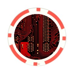 Technology Computer Circuit Poker Chip Card Guard (10 pack) from ArtsNow.com Back