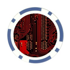 Technology Computer Circuit Poker Chip Card Guard (10 pack) from ArtsNow.com Back