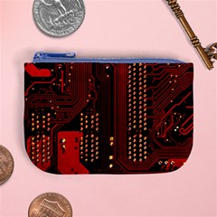 Technology Computer Circuit Mini Coin Purse from ArtsNow.com Front