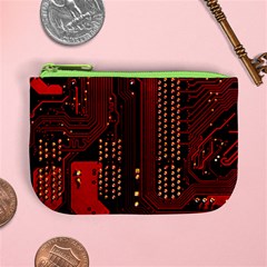Technology Computer Circuit Mini Coin Purse from ArtsNow.com Front