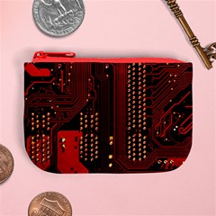 Technology Computer Circuit Mini Coin Purse from ArtsNow.com Front
