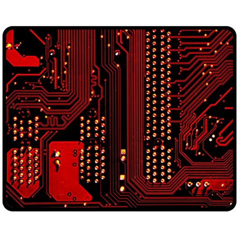 Technology Computer Circuit Fleece Blanket (Medium) from ArtsNow.com 60 x50  Blanket Front