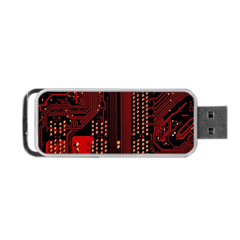 Technology Computer Circuit Portable USB Flash (Two Sides) from ArtsNow.com Front