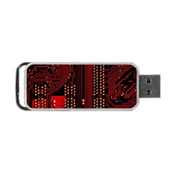 Technology Computer Circuit Portable USB Flash (Two Sides) from ArtsNow.com Back