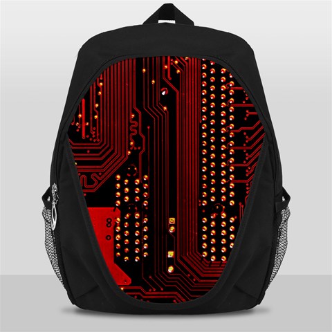 Technology Computer Circuit Backpack Bag from ArtsNow.com Front
