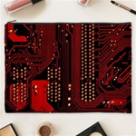 Technology Computer Circuit Cosmetic Bag (XXXL)