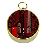 Technology Computer Circuit Gold Compasses