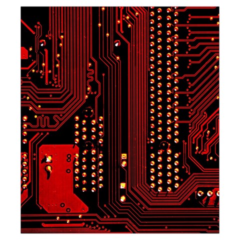 Technology Computer Circuit Drawstring Pouch (Small) from ArtsNow.com Front
