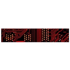 Technology Computer Circuit Small Premium Plush Fleece Scarf from ArtsNow.com Back
